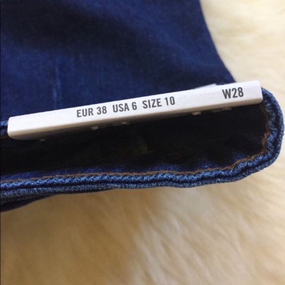 Topshop Embroidered Denim Mini Skirt - Picture 6 of 6